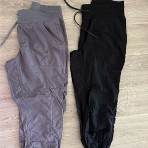 North face Gray and Black Jogger Pants